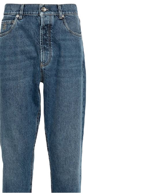 Jeans con ricamo BRUNELLO CUCINELLI | M241PO1090C9005